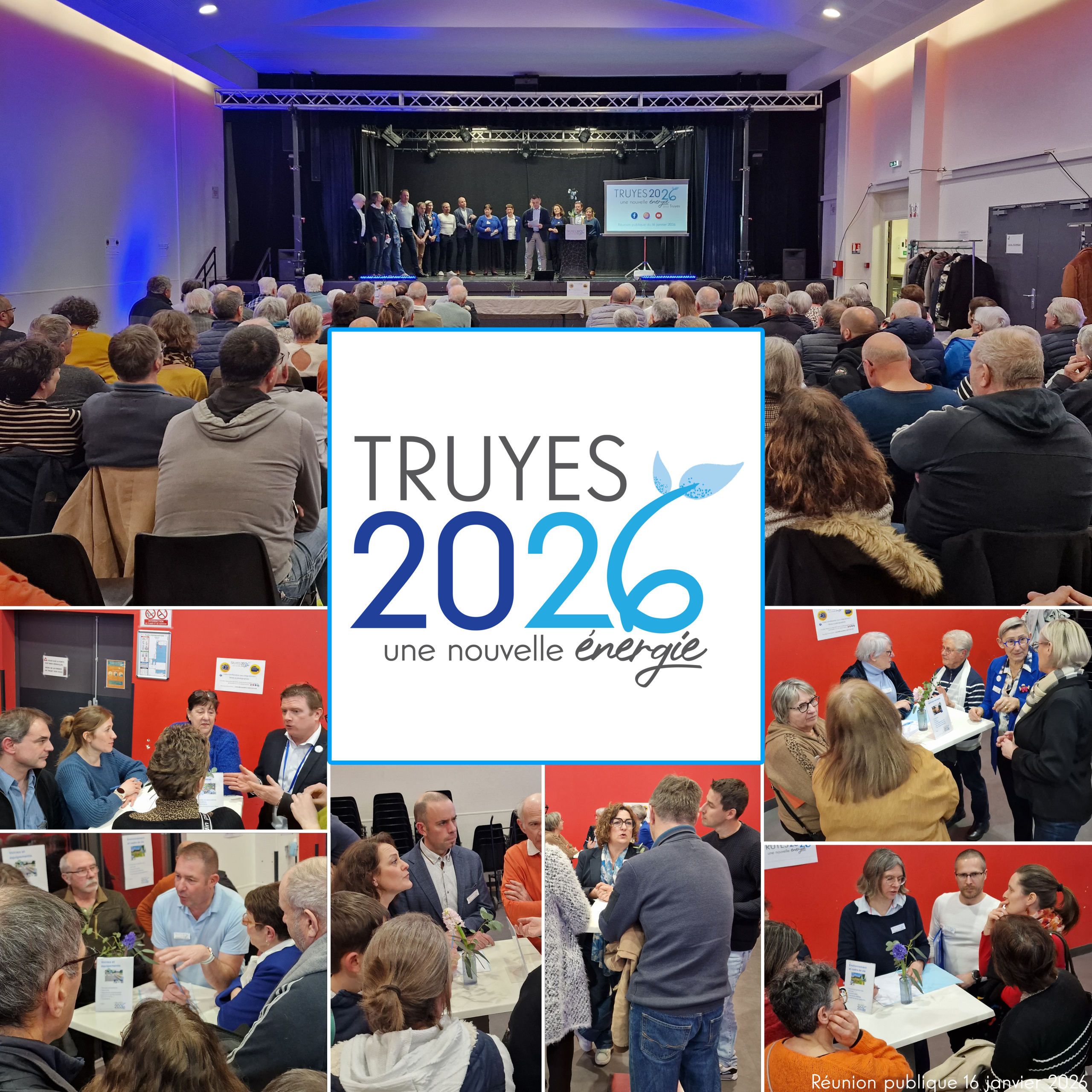 Première réunion publique pour l&rsquo;équipe « TRUYES 2026 – Une nouvelle énergie »